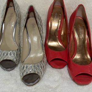 Two pairs of shoes - BCBG + Enzo Anglioni size 7.5”